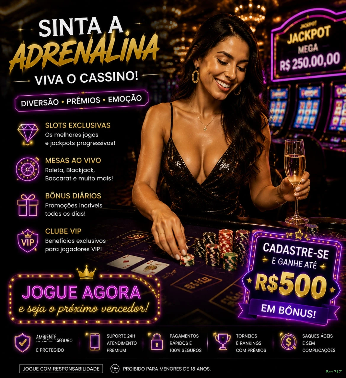 Página oficial da Bet317 no Facebook